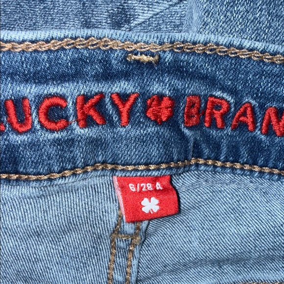 Lucky Brand Sweet Mid-RiseBlue Flared Women's Jeans - Picture 4 of 7